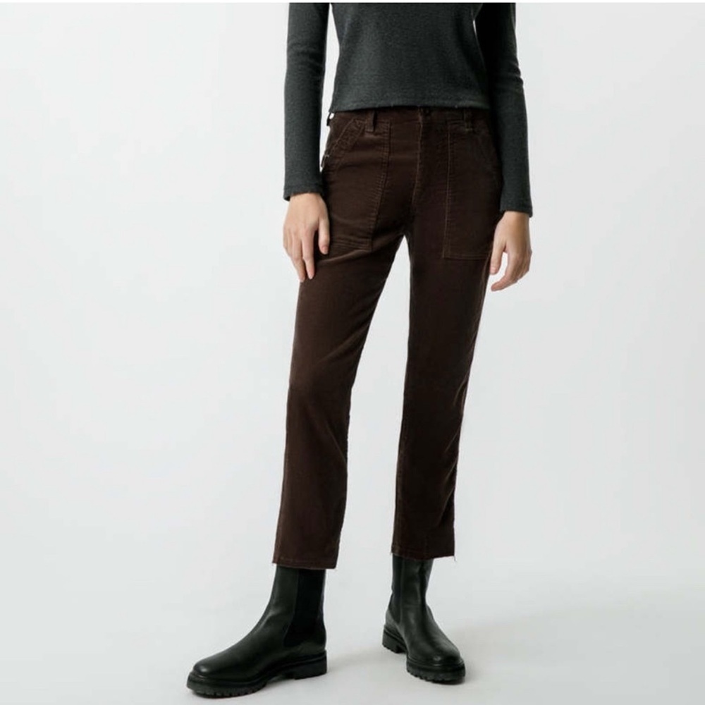 AMO easy army trouser in corduroy Brown Sz31